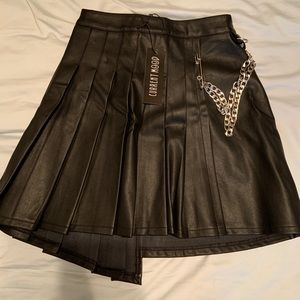 NWT Current Mood Stuck In Detention Pleated Skirt